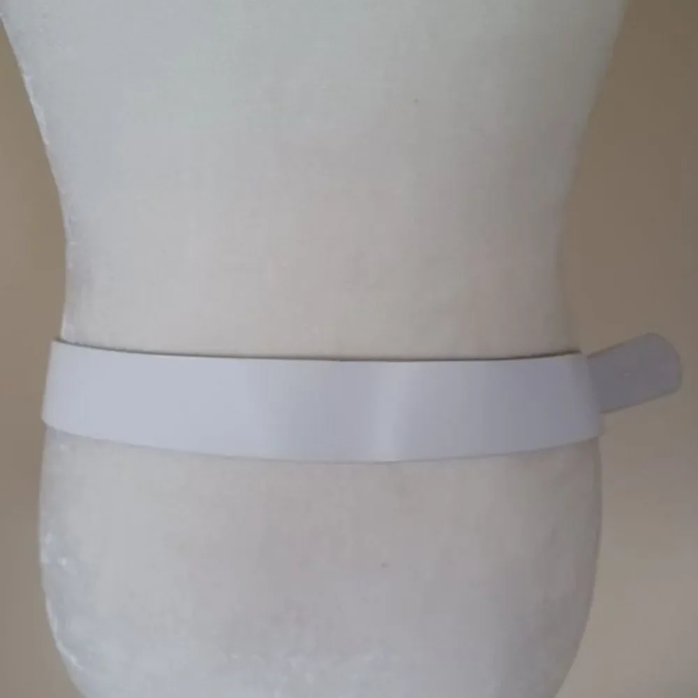 Antoniazzi Firenze Sz L White Leather Belt Boho Artsy Cowgirl Western Modernist